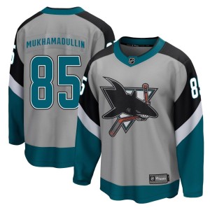 Youth San Jose Sharks Shakir Mukhamadullin Fanatics Branded Breakaway 2020/21 Special Edition Jersey - Gray