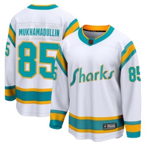 Men's San Jose Sharks Shakir Mukhamadullin Fanatics Branded Breakaway Special Edition 2.0 Jersey - White