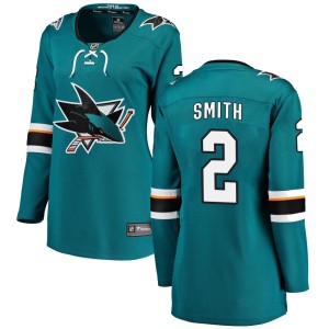 Women's San Jose Sharks Will Smith Fanatics Branded Breakaway Home Jersey - Teal